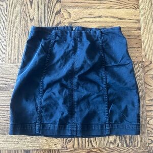 Free People Black Mini Skirt Size 4